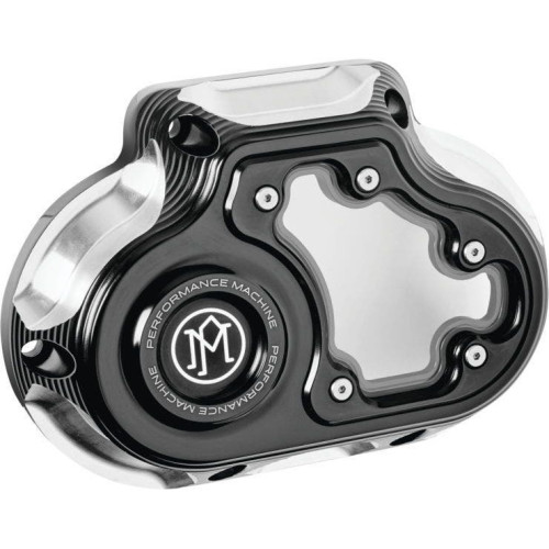 PartzBiz HD: 4407676-Performance Machine Black Cut Vision Series Cable Clutch Cover Harley M8 17-20 PartzBiz HD: 4407676-Performance Machine Black Cut Vision Series Cable Clutch Cover Harley M8 17-20