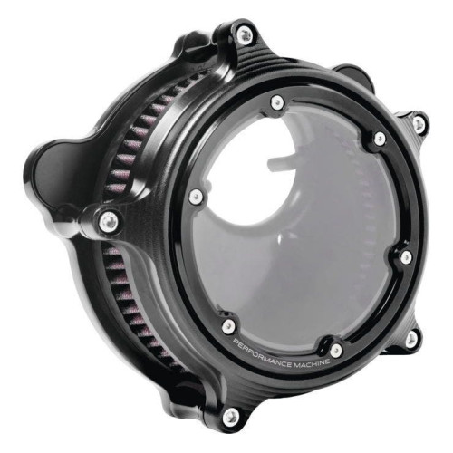 PartzBiz HD: 4407664-Performance Machine Black Ops Vision Series Air Cleaner Harley Dyna Softail 93-17