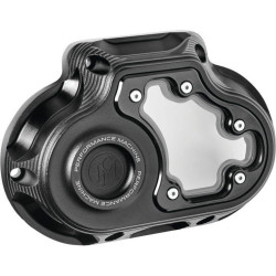 PartzBiz HD PM0177-2081M-SMB - Performance Machine Black Cut Vision Series Cable Clutch Cover Harley M8 17-20 PartzBiz HD PM0177-2081M-SMB - Performance Machine Black Cut Vision Series Cable Clutch Cover Harley M8 17-20