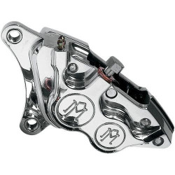 PartzBiz HD PM0053-2915-CH - Performance Machine Chrome 11.5" Front 4 Piston Caliper Left Side for Harley | 0053-2915-CH PartzBiz HD PM0053-2915-CH - Performance Machine Chrome 11.5" Front 4 Piston Caliper Left Side for Harley | 0053-2915-CH