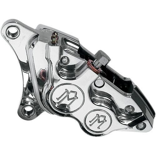 PartzBiz HD: 4407607-Performance Machine Chrome 11.5"  Front 4 Piston Caliper Left Side for Harley | 0053-2915-CH