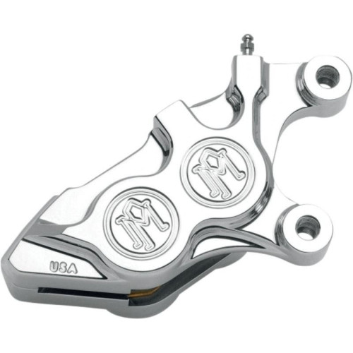 PartzBiz HD: 4407608-Performance Machine Chrome 11.5" Front 4 Piston Caliper Right Harley EVO | 0053-2916-CH PartzBiz HD: 4407608-Performance Machine Chrome 11.5" Front 4 Piston Caliper Right Harley EVO | 0053-2916-CH