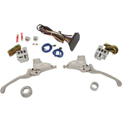 PartzBiz HD PM0062-4025-CH - Performance Machine Chrome 9/16 Can Bus Handlebar Control Kit 14-16 FLH | 0062-4025-CH PartzBiz HD PM0062-4025-CH - Performance Machine Chrome 9/16 Can Bus Handlebar Control Kit 14-16 FLH | 0062-4025-CH