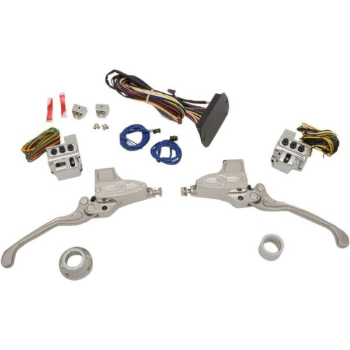 PartzBiz HD: 4407614-Performance Machine Chrome 9/16 Can Bus Handlebar Control Kit 14-16 FLH | 0062-4025-CH