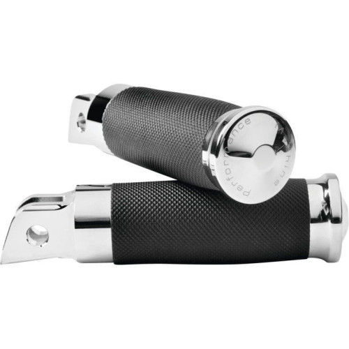 PartzBiz HD: 4407624-Performance Machine Chrome Contour Rider Footpegs Harley M8 Softail 18-20