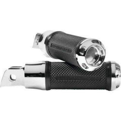 PartzBiz HD: 4407585-Performance Machine Chrome Driver Apex Footpegs Harley M8 Softails 18-20