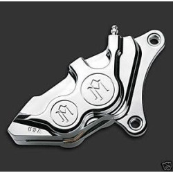 PartzBiz HD PM0053-2919-CH/PM0053-2920-CH - Performance Machine Chrome Dual Disc 4 Piston Front Calipers 00-07 Harley Touring | 0053-2919-CH; 0053-2920-CH PartzBiz HD PM0053-2919-CH/PM0053-2920-CH - Performance Machine Chrome Dual Disc 4 Piston Front Calipers 00-07 Harley Touring | 0053-2919-CH; 0053-2920-CH
