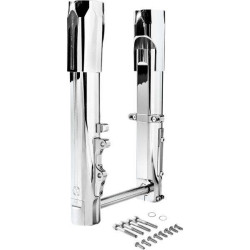 PartzBiz HD PM0208-2174-CH - Performance Machine Chrome Lower Fork Leg Single Disc Phatour 180 Wide Tire Kit PartzBiz HD PM0208-2174-CH - Performance Machine Chrome Lower Fork Leg Single Disc Phatour 180 Wide Tire Kit