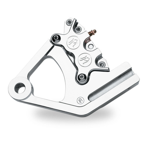 PartzBiz HD: 4407568-Performance Machine Chrome Rear BrakeCaliper Bracket Harley Softail 00-07 - 1285-0052-CH