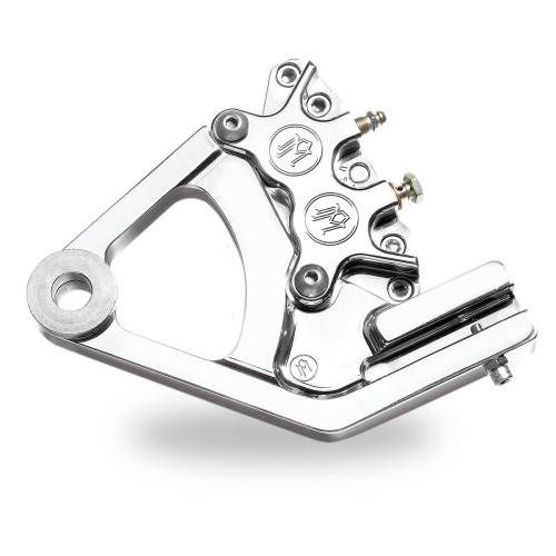 PartzBiz HD: 4407569-Performance Machine ขายึดคาลิปเปอร์เบรคหลัง Chrome Harley Softail 87-99 - 1274-0052-CH