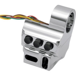 PartzBiz HD PM0062-2042-CH - Performance Machine Chrome Right Side Five Button Brake Switch Housing Harley 96-13 PartzBiz HD PM0062-2042-CH - Performance Machine Chrome Right Side Five Button Brake Switch Housing Harley 96-13