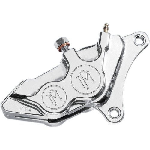 PartzBiz HD: 4407572-Performance Machine Chrome Right Side Caliper สำหรับ Harley Softail Dyna XL 00-15 | 0053-2920-ช
