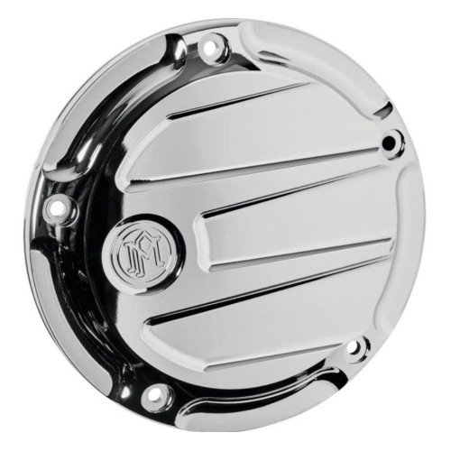 PartzBiz HD: 4407573-Performance Machine ฝาครอบ Chrome Scallop Clear Derby Harley Touring 16-20