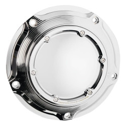 PartzBiz HD PM0177-2083M-CH - Performance Machine Chrome Vision Clear Derby Cover Harley Touring 16-20 PartzBiz HD PM0177-2083M-CH - Performance Machine Chrome Vision Clear Derby Cover Harley Touring 16-20