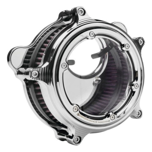 PartzBiz HD: 4407543-Performance Machine Chrome Vision Series เครื่องฟอกอากาศ Harley Dyna Softail 93-17 PartzBiz HD: 4407543-Performance Machine Chrome Vision Series เครื่องฟอกอากาศ Harley Dyna Softail 93-17