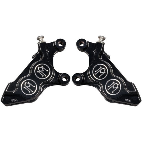 PartzBiz HD: 4407562-Performance Machine Contrast 4 Piston Front Right Caliper Harley M8 FL FX 17-Up ABS electra road street glide king cnc fat boy bob low rider heritage 0052-2424-BM PartzBiz HD: 4407562-Performance Machine Contrast 4 Piston Front Right Caliper Harley M8 FL FX 17-Up ABS electra road street glide king cnc fat boy bob low rider heritage 0052-2424-BM