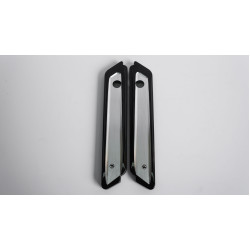 PartzBiz HD PM0200-2008-BM - Performance Machine PM Scallop Black Contrast Cut Saddlebag Latch Hinge Covers Harley 14-17 | 0200-2008-BM PartzBiz HD PM0200-2008-BM - Performance Machine PM Scallop Black Contrast Cut Saddlebag Latch Hinge Covers Harley 14-17 | 0200-2008-BM