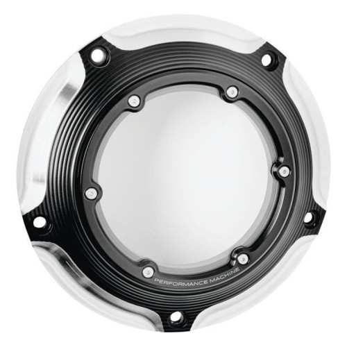 PartzBiz HD: 4407539-Performance Machine Contrast Cut Vision Clear Derby Cover Harley Touring 16-20 PartzBiz HD: 4407539-Performance Machine Contrast Cut Vision Clear Derby Cover Harley Touring 16-20