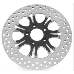 PartzBiz HD PM0133-1522HEAS-BMP - Performance Machine Heathen Paramount Black Platinum Cut Front 11.5" Brake Rotor | 0133-1522HEAS-BMP PartzBiz HD PM0133-1522HEAS-BMP - Performance Machine Heathen Paramount Black Platinum Cut Front 11.5" Brake Rotor | 0133-1522HEAS-BMP