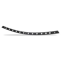 PartzBiz HD PM0209-2016HST-SMB - PM Performance Machine Hole Shot Windshield Trim Black Ops Harley FLHT/X 14-15 | 0209-2016HST-SMB