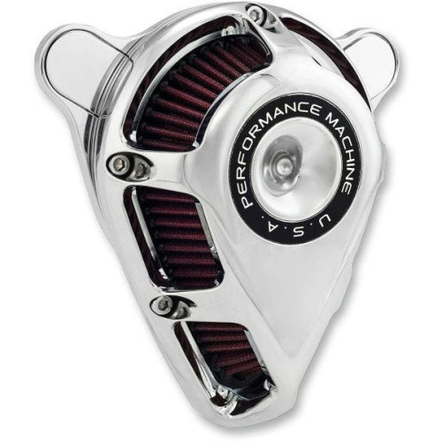 PartzBiz HD: 4407460-Performance Machine Jet Air Cleaner Chrome Harley Milwaukee Eight 17-Up
