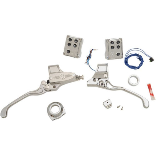 PartzBiz HD: 4407412-Performance Machine PM Chrome 9/16 Handlebar Controls Cable Clutch Can Bus | 0062-4021-CH PartzBiz HD: 4407412-Performance Machine PM Chrome 9/16 Handlebar Controls Cable Clutch Can Bus | 0062-4021-CH