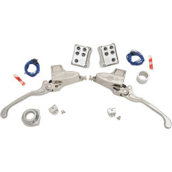 PartzBiz HD PM0062-4022-CH - Performance Machine PM Chrome 9/16 Handlebar Controls Hydraulic Clutch Can Bus | 0062-4022-CH
