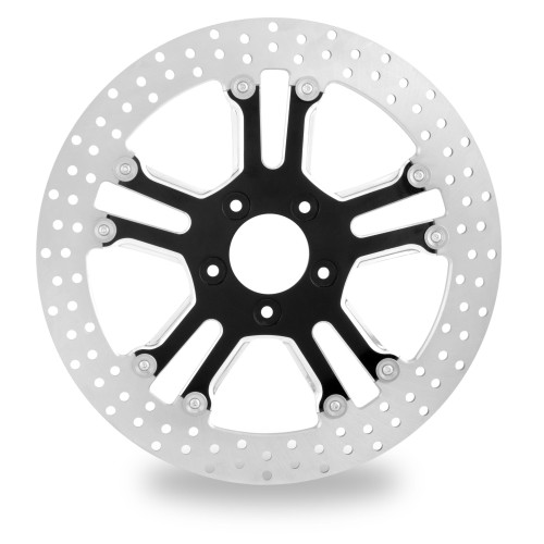 PartzBiz HD: 4407340-Performance Machine PM Dixon Platinum Cut หน้า 13 ” Brake Rotor Harley 00-16 | 0133-3015DXNS-BMP