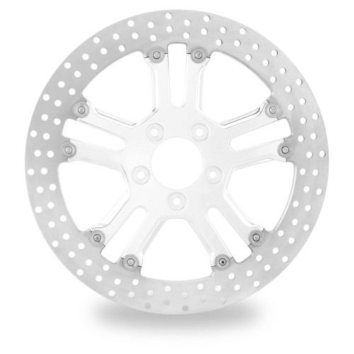 PartzBiz HD: 4407341-Performance Machine PM Dixon หน้าขัดเงา 13 ” Brake Rotor Harley 00-16 | 0133-3015DXNS