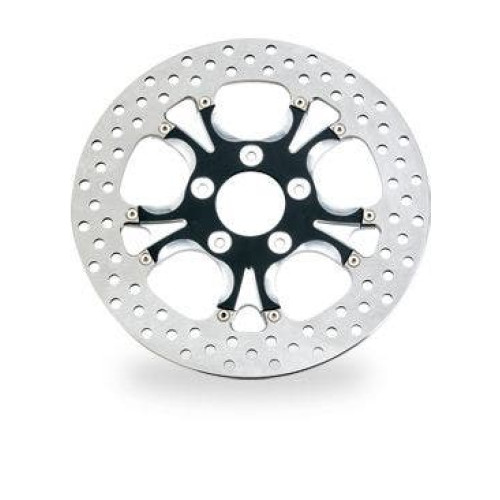 PartzBiz HD: 4407353-Performance Machine PM Gasser Luxe Gatlin Black Platinum หลัง 11.8” Brake Rotor | 0133-1802GATS-BMP