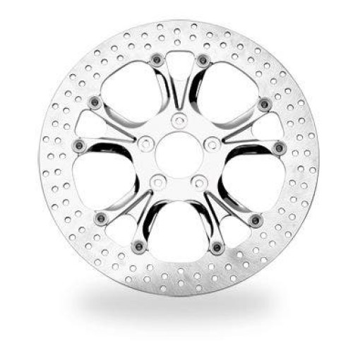 PartzBiz HD: 4407316-Performance Machine PM Gasser Luxe Gatlin หน้าขัดเงา 13 ” Brake Rotor Harley | 0133-3015แกทส์