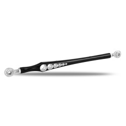 PartzBiz HD PM0034-0058HST-BM - Performance Machine PM Holeshot Black Contrast Cut Shift Linkage Rod Harley 86-19 0034-0058HST-BM