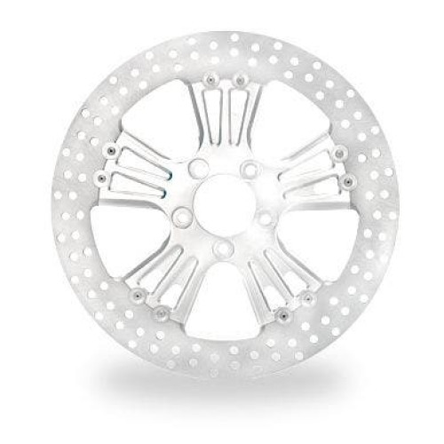 PartzBiz HD: 4407326-Performance Machine PM Icon ขัดเงาหน้า 13 ” Brake Rotor Harley 00-16 | 0133-3015ICNS