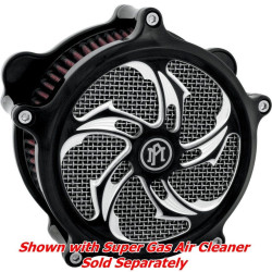 PartzBiz HD PM0206-2010RVL-BM - Performance Machine PM Rival Black Contrast Super Gas Air Cleaner Insert Only | 0206-2010RVL-BM PartzBiz HD PM0206-2010RVL-BM - Performance Machine PM Rival Black Contrast Super Gas Air Cleaner Insert Only | 0206-2010RVL-BM