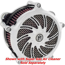 PartzBiz HD PM0206-2010SUP-CH - Performance Machine PM Supra Chrome Super Gas Air Cleaner Insert Only | 0206-2010SUP-CH