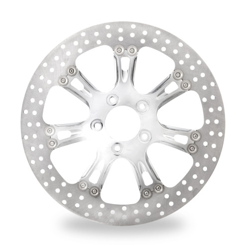 PartzBiz HD: 4407268-Performance Machine PM Virtue ขัดเงา หน้า 13 ” Brake Rotor Harley 00-16 | 0133-3015ไวรัส