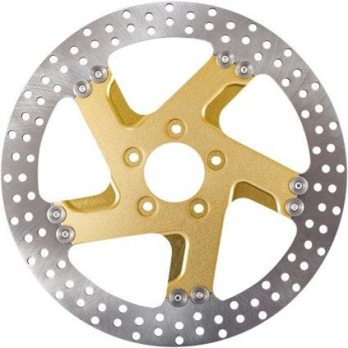 PartzBiz HD: 4407236-Performance Machine Pro-Am Gold Ops Two Piece 11.8 Rear Brake Rotor 08-19 1710-3743 17103743 FLHT FLHR FLTR FLHX electra road street glide king 01331800FACRSMG PartzBiz HD: 4407236-Performance Machine Pro-Am Gold Ops Two Piece 11.8 Rear Brake Rotor 08-19 1710-3743 17103743 FLHT FLHR FLTR FLHX electra road street glide king 01331800FACRSMG