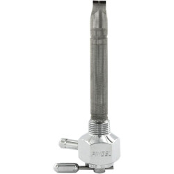 PartzBiz HD DSDS390209 - Pingel 1211-CH 3/8 NPT Smooth Hex Chrome Power-Flo Fuel Valve Petcock 90 Forward | 1211-CH