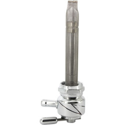 PartzBiz HD TR498863 - Pingel 1311-CL 22mm Lightning Chrome Power-Flo Fuel Valve Petcock 90 Dg Forward | 1311-CL