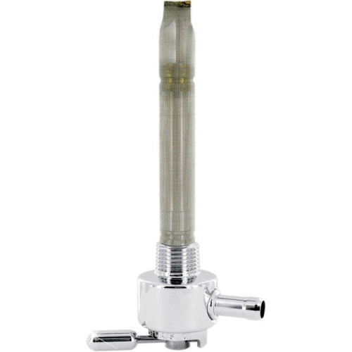 PartzBiz HD: 4407172-Pingel 4211-CR 3/8 NPT Smooth Round CHR Power-FLO Fuel Valve Petcock 90 Rear | 4211-CR