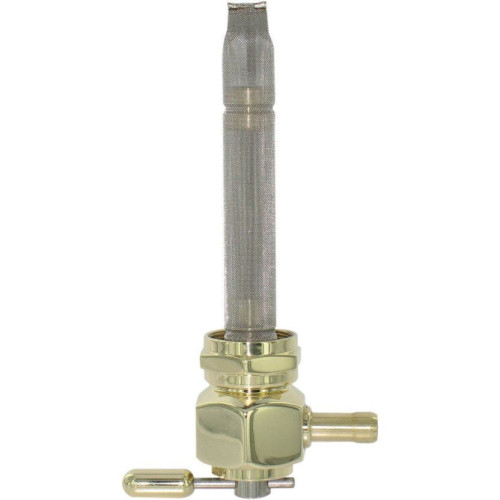 PartzBiz HD: 4407185-Pingel 6311-BH Power Flo Old School Brass HEX 180 Deg Inward 22mm Petcock Harley | 6311-BH