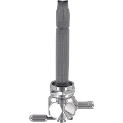 PartzBiz HD TR497687 - Pingel 6311-CD Power Flo Diamond Chrome HEX 180 Deg Inward 22mm Petcock Harley | 6311-CD