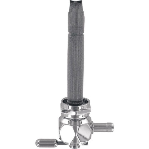 PartzBiz HD: 4407146-Pingel 6311-CD Power Flo Diamond Chrome HEX 180 Deg Inward 22mm Petcock Harley | 6311-CD
