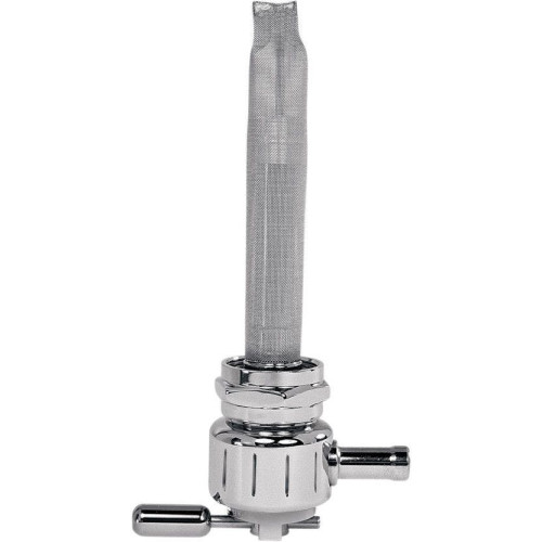 PartzBiz HD: 4407149-Pingel 6311-CG Power Flo Grooved Chrome HEX 180 Deg Inward 22mm Petcock Harley | 6311-CG