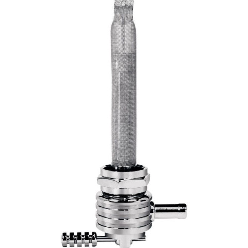 PartzBiz HD: 4407157-Pingel 6311-CRF Power Flo Finned Chrome Round 180 Deg Inward 22mm Petcock Harley | 6311-CRF PartzBiz HD: 4407157-Pingel 6311-CRF Power Flo Finned Chrome Round 180 Deg Inward 22mm Petcock Harley | 6311-CRF