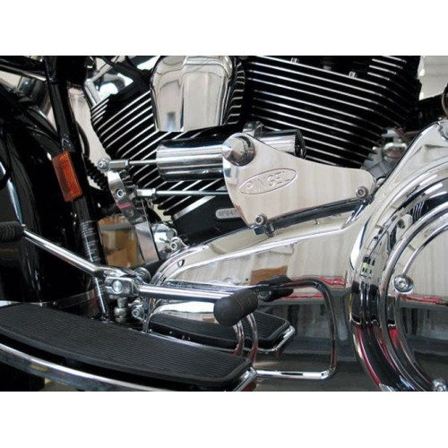 PartzBiz HD: 4407163-Pingel 77901H Chrome Electric Easy Shift Speed Shifter Kit Harley Touring 07-16