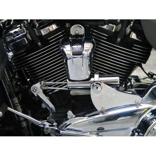 PartzBiz HD: 4407164-Pingel 77903H Chrome Electric Easy Shift Speed Shifter Kit Harley Touring 17-Up
