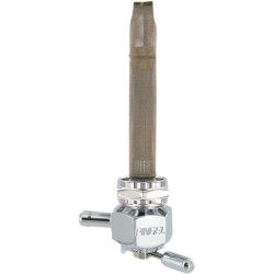 PartzBiz HD DSDS390231 - Pingel 1311-CH 22mm Smooth Hex CHR Power-Flo Fuel Valve Petcock 90 Deg Forward | 1311-CH