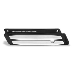 PartzBiz HD PM0200-2003-BM - PM Black Contrast Cut Drive Line Saddlebag Latch Covers Harley FLH/FLT | 0200-2003-BM PartzBiz HD PM0200-2003-BM - PM Black Contrast Cut Drive Line Saddlebag Latch Covers Harley FLH/FLT | 0200-2003-BM