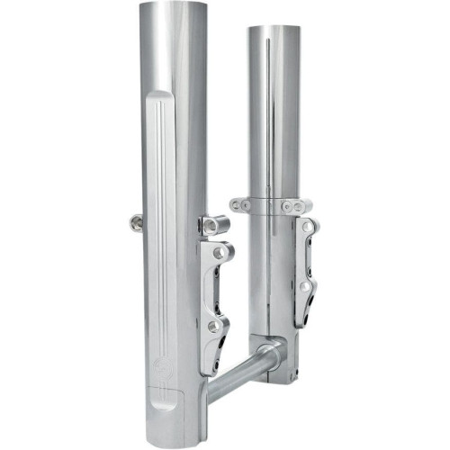 PartzBiz HD: 4407031-เครื่องประสิทธิภาพ PM Chrome Dual Disc Lower Legs Sliders 14-18 FLH 0208-2096-CH PartzBiz HD: 4407031-เครื่องประสิทธิภาพ PM Chrome Dual Disc Lower Legs Sliders 14-18 FLH 0208-2096-CH